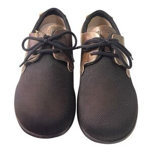 Birkenstock Bend Low Black Leather/Mesh Lace-Up Shoes – EU 39, US W 8, M 6